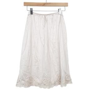 Vintage Warners Floral Fantasies Slip Skirt Sz M